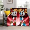 3D Game Cuphead and Mugman Gamer HD Blanket Soft Throw Blanket for Home Bedroom Bed Sofa 15 - Cuphead Shop