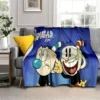 3D Game Cuphead and Mugman Gamer HD Blanket Soft Throw Blanket for Home Bedroom Bed Sofa 23 - Cuphead Shop