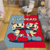 3D Printing Cuphead and Mugman Playroom and Bedroom Plush Carpet Non slip Carpet Soft Play Mat 11 - Cuphead Shop
