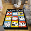 3D Printing Cuphead and Mugman Playroom and Bedroom Plush Carpet Non slip Carpet Soft Play Mat 6 - Cuphead Shop