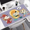 Cuphead Mouse Pads Gaming Mousepad Gamer Keyboard Pad Desk Protector Pc Accessories Deskmat Mats Anime Mause 14 - Cuphead Shop