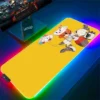 Cuphead RGB Mouse Pad Anime Gaming LED Mousepad Gamer Desk Accessories Keyboard Mat Deskmat Mats Mause - Cuphead Shop