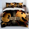 Cuphead and Mugman Game Gamer Comforter Bedding Set Duvet Cover Bed Set Quilt Cover Pillowcase King 1 - Cuphead Shop