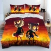 Cuphead and Mugman Game Gamer Comforter Bedding Set Duvet Cover Bed Set Quilt Cover Pillowcase King 7 - Cuphead Shop