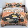 Cuphead and Mugman Game Gamer Comforter Bedding Set Duvet Cover Bed Set Quilt Cover Pillowcase King 9 - Cuphead Shop