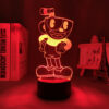 Gaming Led Night Light Mugman Red Cuphead for Child Bedroom Decoration Nightlight Birthday Gift Room Decor - Cuphead Shop
