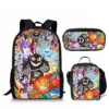 Hip Hop Youthful Cuphead 3D Print 3pcs Set Student Travel bags Laptop Daypack Backpack Lunch Bag 3 - Cuphead Shop