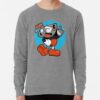 ssrcolightweight sweatshirtmensheather grey lightweight raglan sweatshirtfrontsquare productx1000 bgf8f8f8 - Cuphead Shop